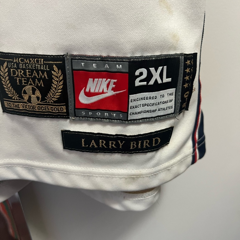 Larry Bird Team USA Nike Basketball Jersey - 1992 Dream Team - Picture 3 of 6